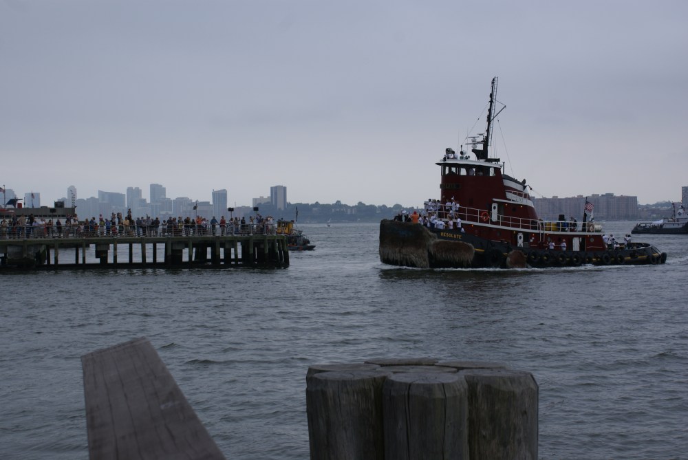 Tug-boat competition, New York City. Sept 1, 2013.