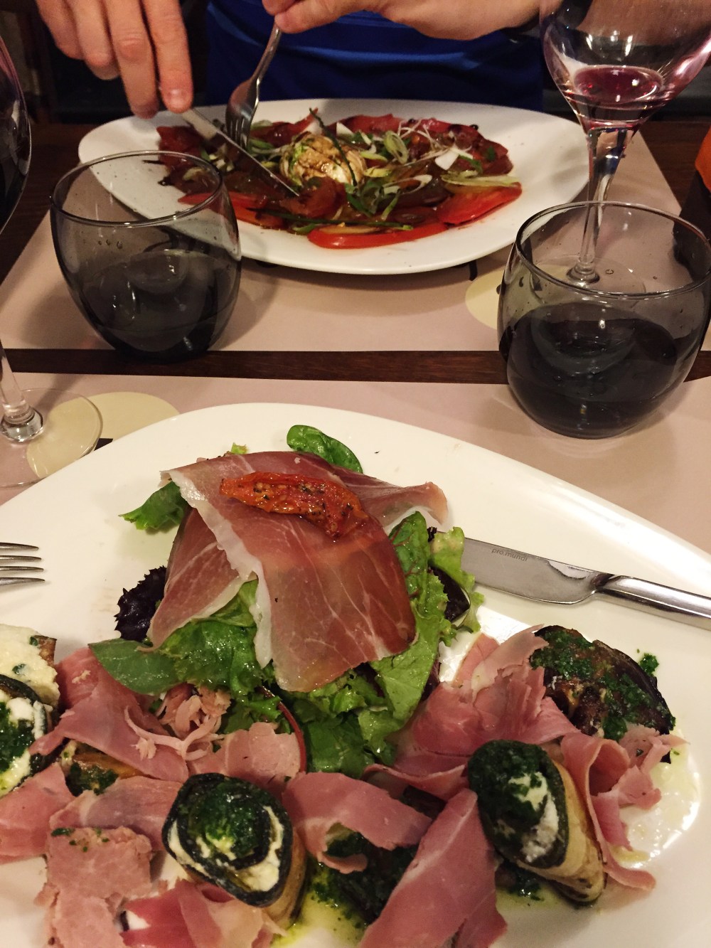 First course, l'Harmonie. Nimes, June 13, 2015.