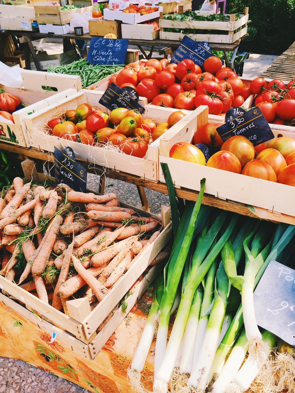 Jean Jaures Friday market. Nimes