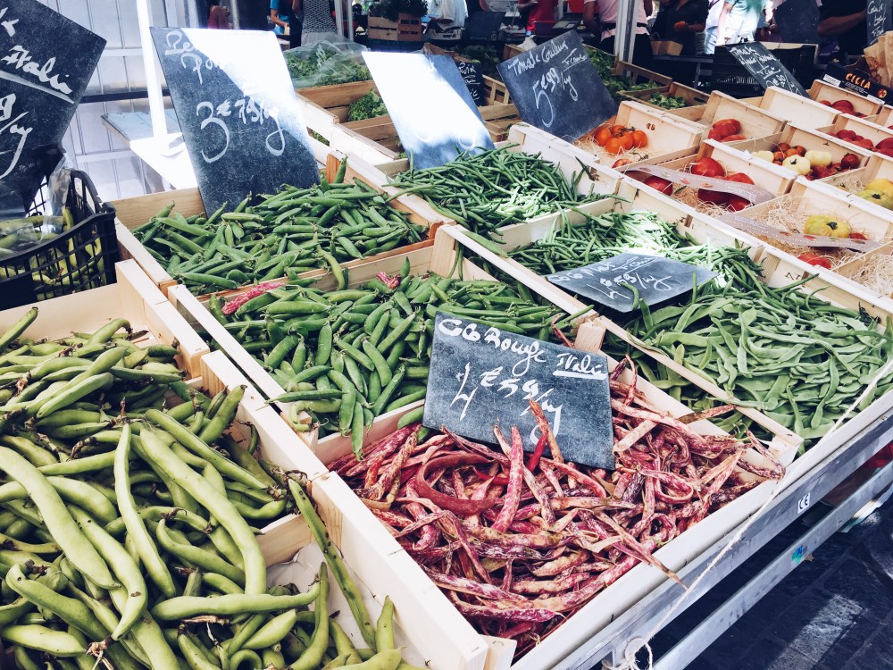 Uzes Saturday market, France