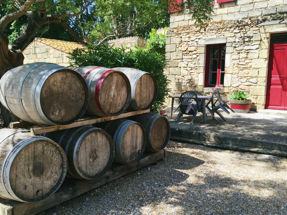 Mas du Notaire winery, Gallician, France